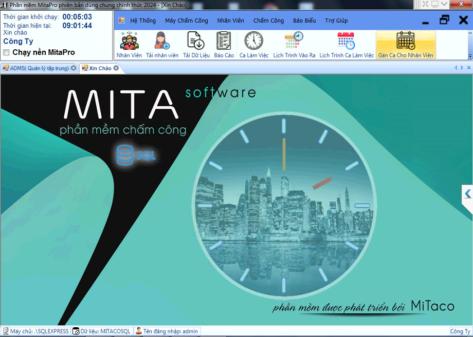 Cách sử dụng phần mềm chấm công Mitapro 2025